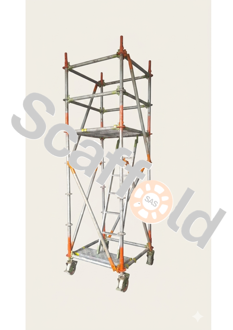 Alquiler Tarimas 2 torre de 2 mt 1 mt base rodante
